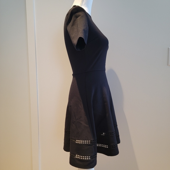 ❤️BLOOMINGDALE AQUA BLACK MINI COCKTAIL DRESS - Picture 4 of 9